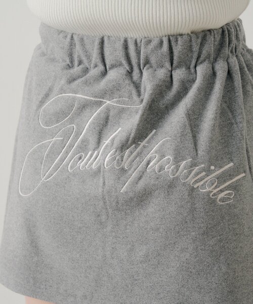 Chico(チコ)の「【セットアップ対応】バックロゴタイトミニスカート(スカート・レディース・アイボリー/ピンク/グレー/ベージュ・FREE)」の19枚目の写真