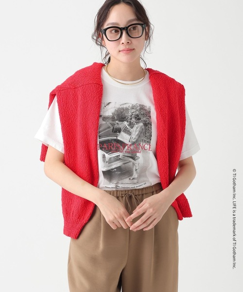 Elura(エルーラ)の「LIFE PICTURE COLLECTION*プリントT/662052(Tシャツ/カットソー・レディース・ホワイト/チャコールグレー・FREE)」の15枚目の写真