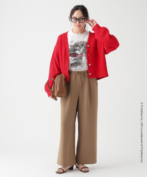 Elura(エルーラ)の「LIFE PICTURE COLLECTION*プリントT/662052(Tシャツ/カットソー・レディース・ホワイト/チャコールグレー・FREE)」の16枚目の写真