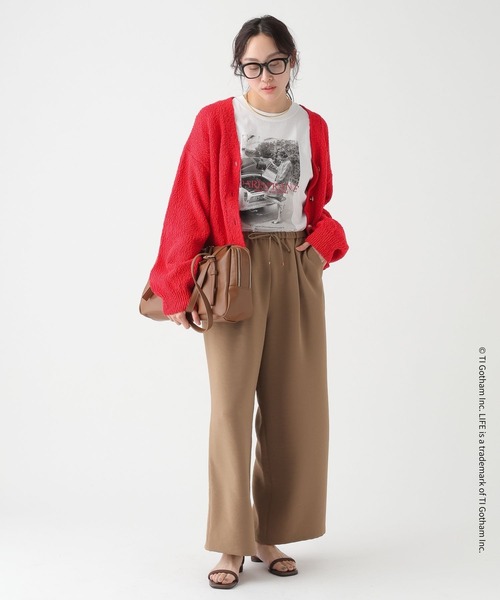 Elura(エルーラ)の「LIFE PICTURE COLLECTION*プリントT/662052(Tシャツ/カットソー・レディース・ホワイト/チャコールグレー・FREE)」の17枚目の写真