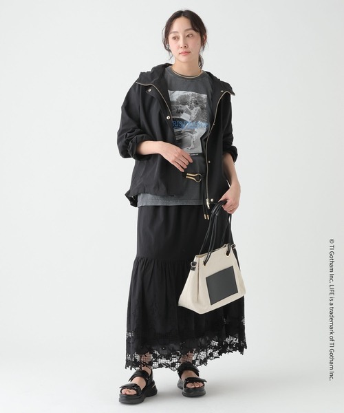 Elura(エルーラ)の「LIFE PICTURE COLLECTION*プリントT/662052(Tシャツ/カットソー・レディース・ホワイト/チャコールグレー・FREE)」の21枚目の写真