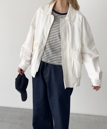 CANAL JEAN | El mar　コットンナイロンブルゾン(ブルゾン)