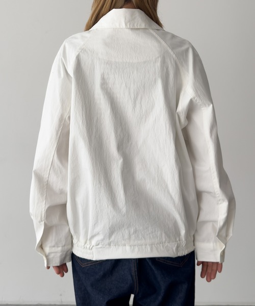 CANAL JEAN（キャナルジーン）の「El mar　コットンナイロンブルゾン（ブルゾン・レディース・アイボリー・ONE SIZE）」の8枚目の写真