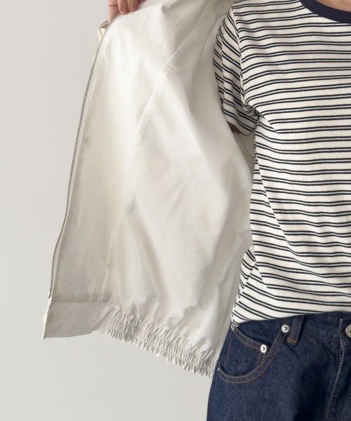 CANAL JEAN（キャナルジーン）の「El mar　コットンナイロンブルゾン（ブルゾン・レディース・アイボリー・ONE SIZE）」の11枚目の写真