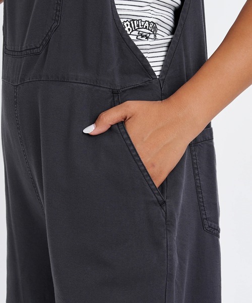 BILLABONG（ビラボン）の「BILLABONG ウィメンズ WOVEN SALOPETTE ロングパンツ 【2026年春夏モデル】/ビラボンサロペット（サロペット/オーバーオール・レディース・ブラック/インディゴブルー/ライトブルー・MEDIUM）」の7枚目の写真