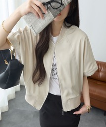 ReDial（リダイアル）の「ジップポンチョジャケット（ブルゾン）」