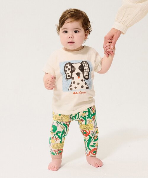 BOBO CHOSES(ボボショーズ)の「Van Dog半袖Tシャツ【ベビー】(その他ベビーウェア・キッズ・ホワイト・95/80)」の2枚目の写真