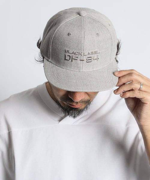 The DUFFER of ST.GEORGE（ザダファーオブセントジョージ）の「〔BLACK LABEL〕DF-84 SNAPBACK CAP ：DF-84 DUFFERオリジナル スナップバック キャップ（キャップ・メンズ・グレー/ブラック・F）」の2枚目の写真