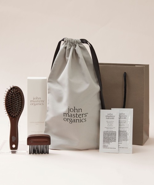 john masters organics(ジョンマスターオーガニック)の「【ZOZO限定】ヘアブラシケアセット(コンボミニ・クリーナー)(ヘアケアキット/ギフトセット・レディース・ブラウン・FREE)」の1枚目の写真