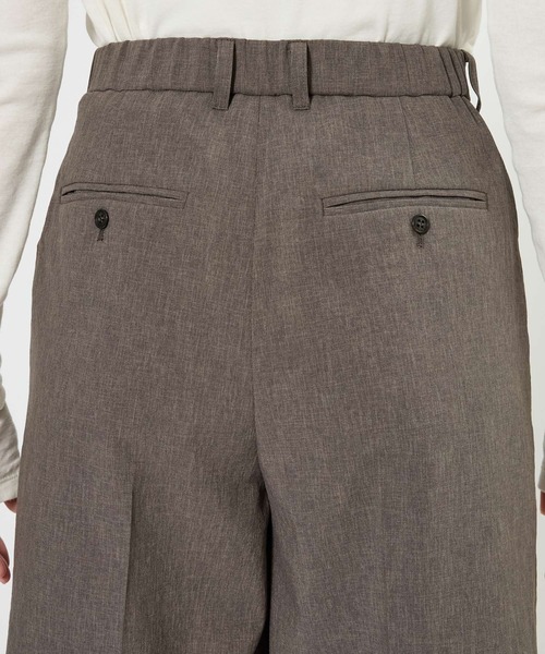 BABYLONE(バビロン)の「リネンライクシャンタンハーフパンツ<セットアップ対応>(その他パンツ・レディース・チャコール/ベージュ・36inch/34inch)」の18枚目の写真