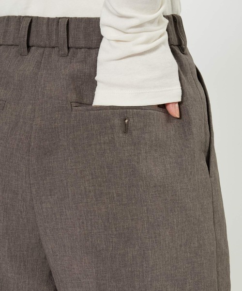 BABYLONE(バビロン)の「リネンライクシャンタンハーフパンツ<セットアップ対応>(その他パンツ・レディース・チャコール/ベージュ・36inch/34inch)」の19枚目の写真