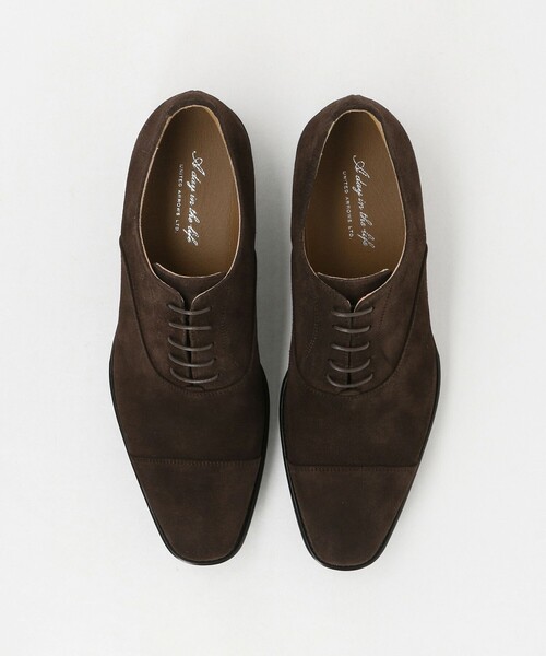 A DAY IN THE LIFE UNITED ARROWS（アデイインザライフユナイテッドアローズ）の「スエード ストレートチップ シューズ-撥水-＜A DAY IN THE LIFE＞（ドレスシューズ・メンズ・ダークブラウン/ブラック・8/9/8h/7h）」の4枚目の写真