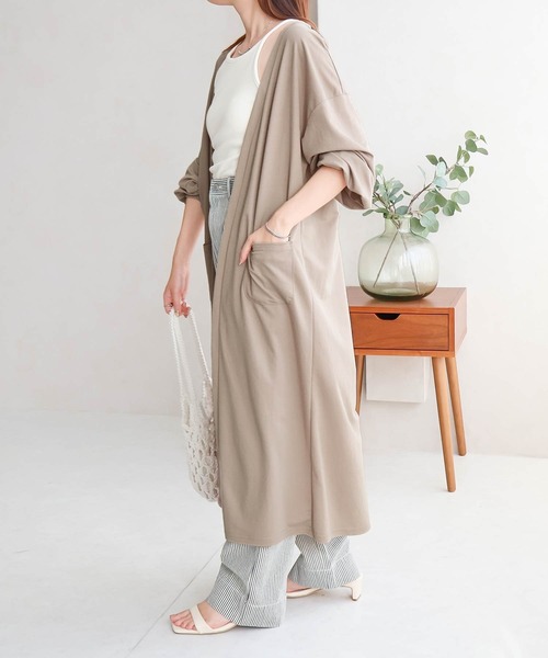 NYLAUS(ナイラス)の「【SG】接触冷感ロングカーディガン(カーディガン/ボレロ・レディース・ブラック/ブルー・M)」の21枚目の写真