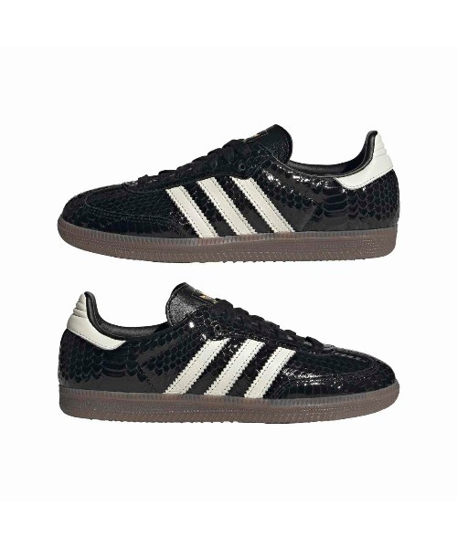 adidas(アディダス)の「adidas Originals SAMBA SHOES(アディダスオリジナルス サンバ シューズ)(スニーカー・レディース・ブラック系/シルバー系・23cm/23.5cm/24cm/24.5cm/25cm/25.5cm/26cm/26.5cm/27cm/27.5cm/28cm/28.5cm/29cm)」の13枚目の写真