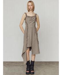EMODA（エモダ）の「テープフリルアシンメトリーマキシワンピース（ワンピース）」