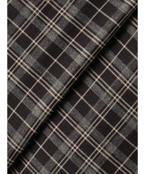 EMODA（エモダ）の「テープフリルアシンメトリーマキシワンピース（ワンピース・レディース・ブラック/ベージュ・MEDIUM/SMALL）」の3枚目の写真