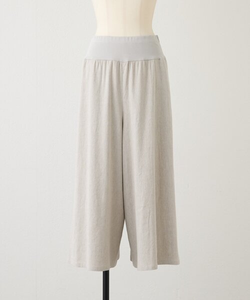 BEARDSLEY（ビアズリー）の「《ZOZO先行予約開始》リネンキュロット（その他パンツ・レディース・ベージュ/ブラック/グレー・0/1）」の18枚目の写真