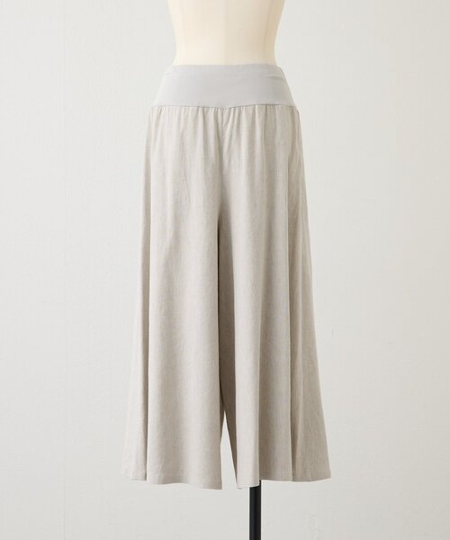 BEARDSLEY（ビアズリー）の「《ZOZO先行予約開始》リネンキュロット（その他パンツ・レディース・ベージュ/ブラック/グレー・0/1）」の21枚目の写真