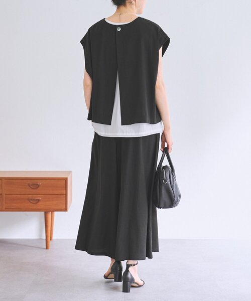 BEARDSLEY（ビアズリー）の「リネンキュロット（その他パンツ・レディース・ベージュ/ブラック/グレー・0/1）」の21枚目の写真