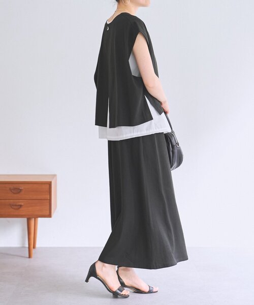 BEARDSLEY（ビアズリー）の「リネンキュロット（その他パンツ・レディース・ベージュ/ブラック/グレー・0/1）」の22枚目の写真