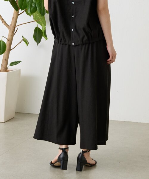 BEARDSLEY(ビアズリー)の「リネンウエストリブキュロット【セットアップ】(その他パンツ・レディース・ベージュ/ブラック/グレー・0/1)」の13枚目の写真