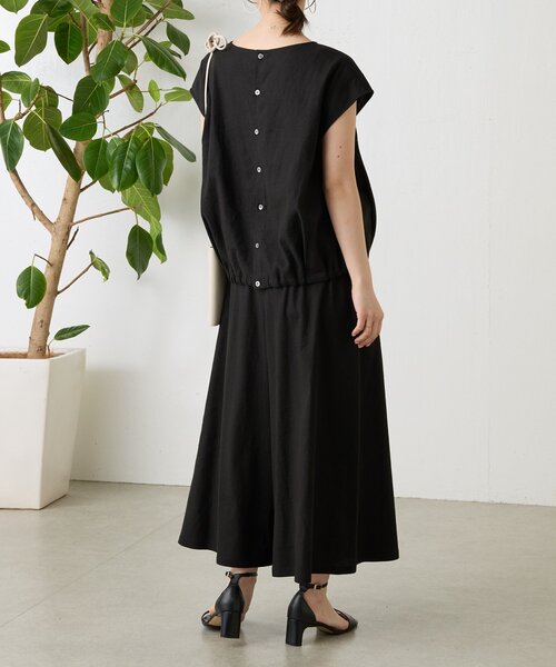 BEARDSLEY（ビアズリー）の「《ZOZO先行予約開始》リネンキュロット（その他パンツ・レディース・ベージュ/ブラック/グレー・0/1）」の10枚目の写真