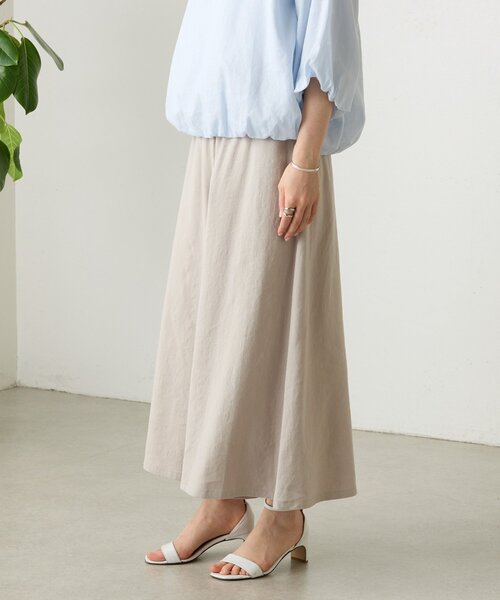 BEARDSLEY（ビアズリー）の「《ZOZO先行予約開始》リネンキュロット（その他パンツ・レディース・ベージュ/ブラック/グレー・0/1）」の14枚目の写真