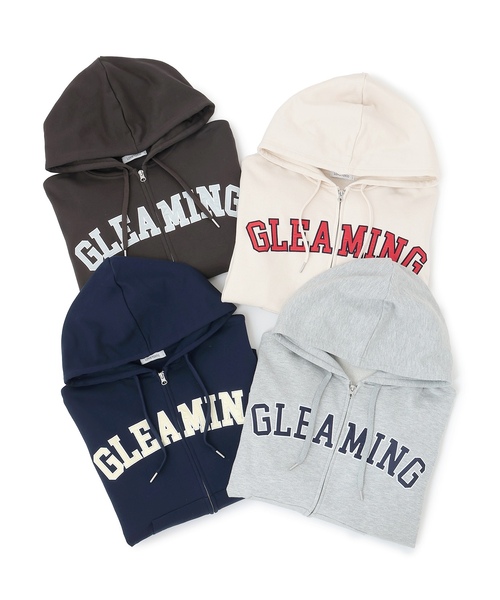 LOVETOXIC(ラブトキシック)の「ロゴアップリケルーズジップパーカ(パーカー・キッズ・アイボリー/チャコール/ネイビー/トップグレー・M:150cm/L:160cm/S:140cm)」の16枚目の写真