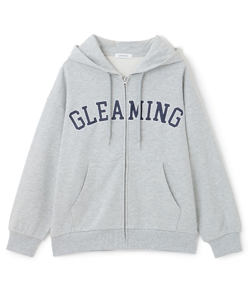 LOVETOXIC(ラブトキシック)の「ロゴアップリケルーズジップパーカ(パーカー・キッズ・アイボリー/チャコール/ネイビー/トップグレー・M:150cm/L:160cm/S:140cm)」の12枚目の写真