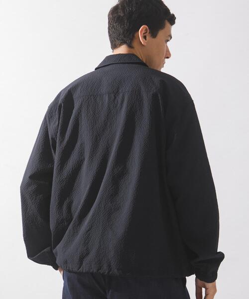 URBAN RESEARCH Sonny Label(アーバンリサーチサニーレーベル)の「シアサッカーコーチジャケット(ブルゾン・メンズ・ネイビー/ブラック/グリーン・LARGE/MEDIUM)」の7枚目の写真