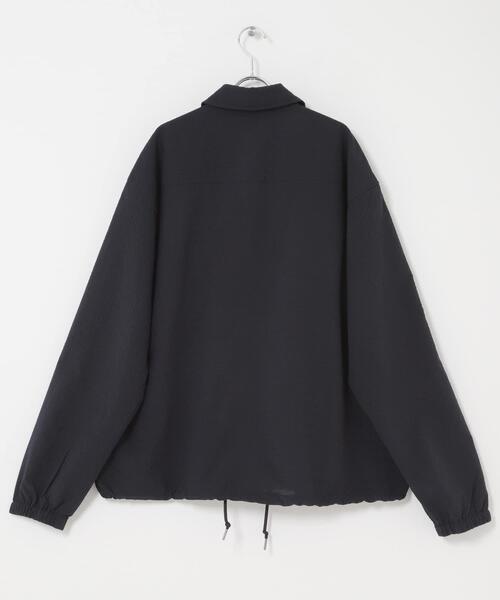 URBAN RESEARCH Sonny Label（アーバンリサーチサニーレーベル）の「シアサッカーコーチジャケット（ブルゾン・メンズ・ネイビー/ブラック/グリーン・LARGE/MEDIUM）」の5枚目の写真