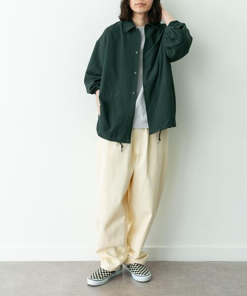 URBAN RESEARCH Sonny Label（アーバンリサーチサニーレーベル）の「シアサッカーコーチジャケット（ブルゾン・メンズ・ネイビー/ブラック/グリーン・LARGE/MEDIUM）」の11枚目の写真