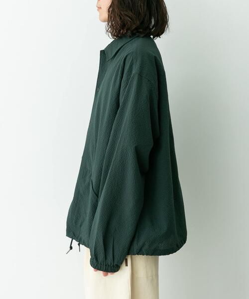 URBAN RESEARCH Sonny Label（アーバンリサーチサニーレーベル）の「シアサッカーコーチジャケット（ブルゾン・メンズ・ネイビー/ブラック/グリーン・LARGE/MEDIUM）」の13枚目の写真