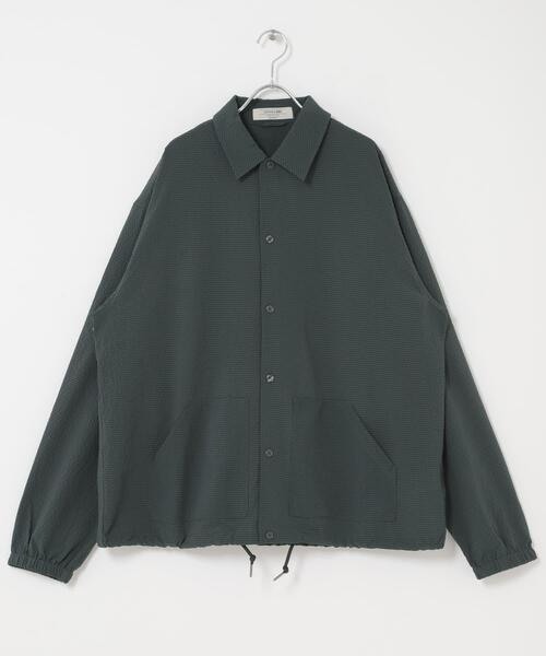 URBAN RESEARCH Sonny Label（アーバンリサーチサニーレーベル）の「シアサッカーコーチジャケット（ブルゾン・メンズ・ネイビー/ブラック/グリーン・LARGE/MEDIUM）」の16枚目の写真