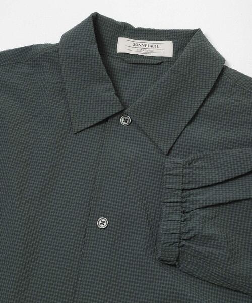 URBAN RESEARCH Sonny Label（アーバンリサーチサニーレーベル）の「シアサッカーコーチジャケット（ブルゾン・メンズ・ネイビー/ブラック/グリーン・LARGE/MEDIUM）」の17枚目の写真