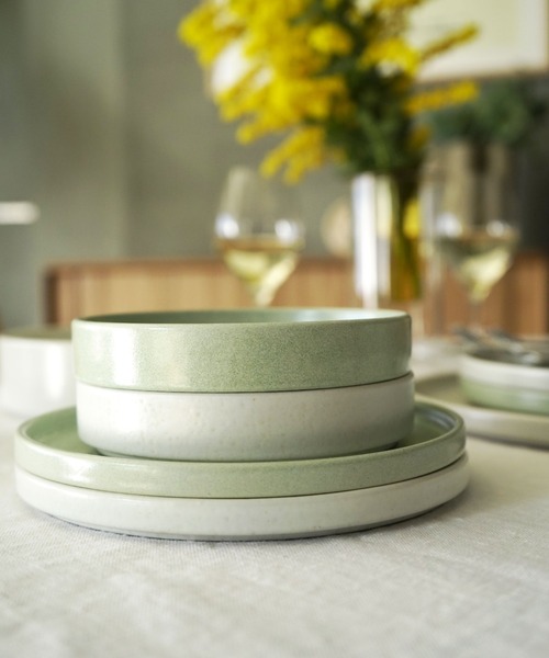 COSTA NOVA（コスタノバ）の「COSTA NOVA（コスタ・ノバ）Redonda ディープラウンドプレート 21cm（食器・レディース・グリーン/ホワイト・ONE SIZE）」の11枚目の写真