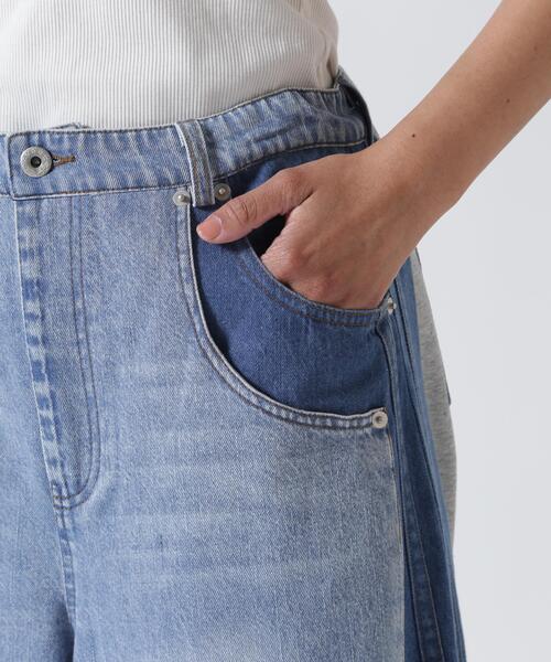 AULA AILA(アウラアイラ)の「AULA AILA(アウラ アイラ)別注コクーンシルエットデニムパンツ(デニムパンツ・レディース・ブラック/ブルー・1/0)」の13枚目の写真