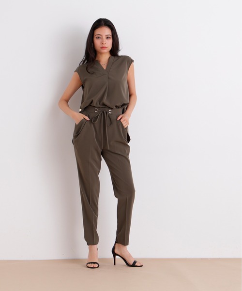 PINKY&DIANNE（ピンキーアンドダイアン）の「◆タックポケットテーパードパンツ（その他パンツ・レディース・ブラック/カーキ・38）」の12枚目の写真