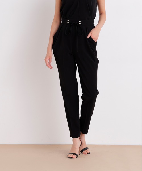 PINKY&DIANNE（ピンキーアンドダイアン）の「◆タックポケットテーパードパンツ（その他パンツ・レディース・ブラック/カーキ・38）」の4枚目の写真