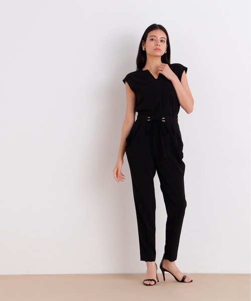 PINKY&DIANNE（ピンキーアンドダイアン）の「◆タックポケットテーパードパンツ（その他パンツ・レディース・ブラック/カーキ・38）」の5枚目の写真