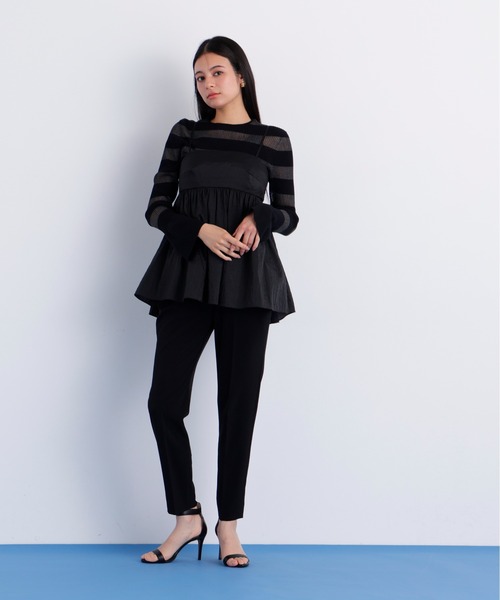 PINKY&DIANNE（ピンキーアンドダイアン）の「◆タックポケットテーパードパンツ（その他パンツ・レディース・ブラック/カーキ・38）」の16枚目の写真