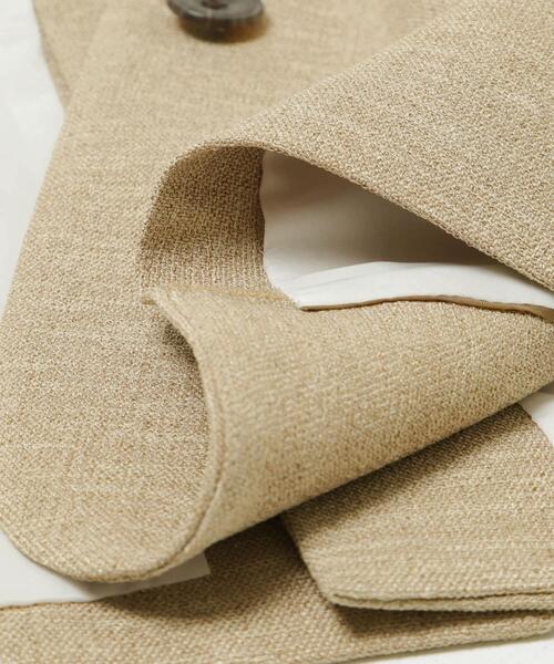 URBAN RESEARCH（アーバンリサーチ）の「リネンライクテーラードジャケット（その他アウター・レディース・ブラック/ベージュ・36/38）」の13枚目の写真