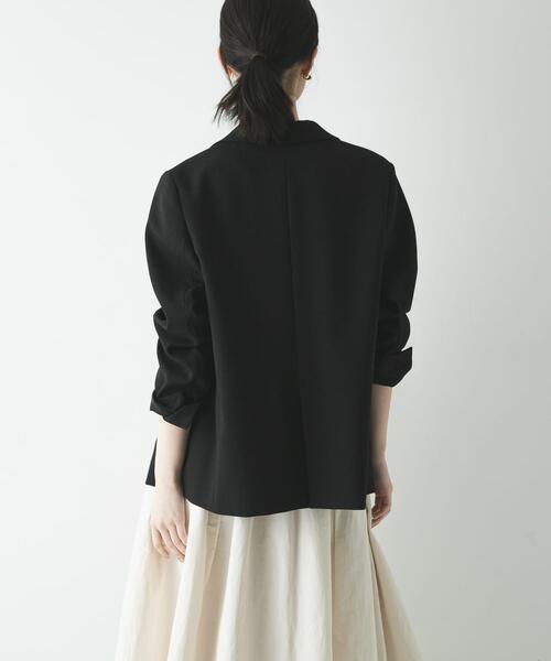 URBAN RESEARCH（アーバンリサーチ）の「リネンライクテーラードジャケット（その他アウター・レディース・ブラック/ベージュ・36/38）」の19枚目の写真