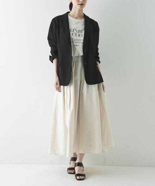 URBAN RESEARCH（アーバンリサーチ）の「リネンライクテーラードジャケット（その他アウター・レディース・ブラック/ベージュ・36/38）」の20枚目の写真