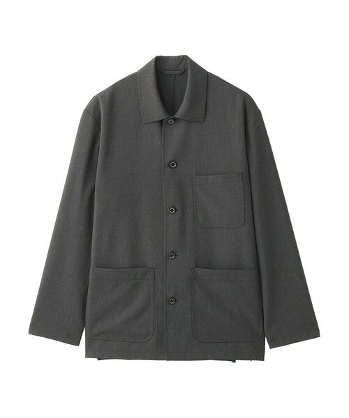 MACKINTOSH PHILOSOPHY（ﾏｯｷﾝﾄｯｼｭ ﾌｨﾛｿﾌｨｰ）の「トロッター カバーオール エクストラファイントロピカル（ブルゾン・メンズ・ブラック/チャコールグレー・38/40）」の2枚目の写真