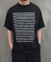 WESTBOY | ビッグシルエット グラフィックプリント ロゴ半袖Tシャツ WO26S7TP04(Tシャツ/カットソー)