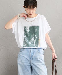 MICA&DEAL | [MICA&DEAL/マイカアンドディール] 別注 フレンチスリーブ フォトプリントTシャツ(Tシャツ/カットソー)