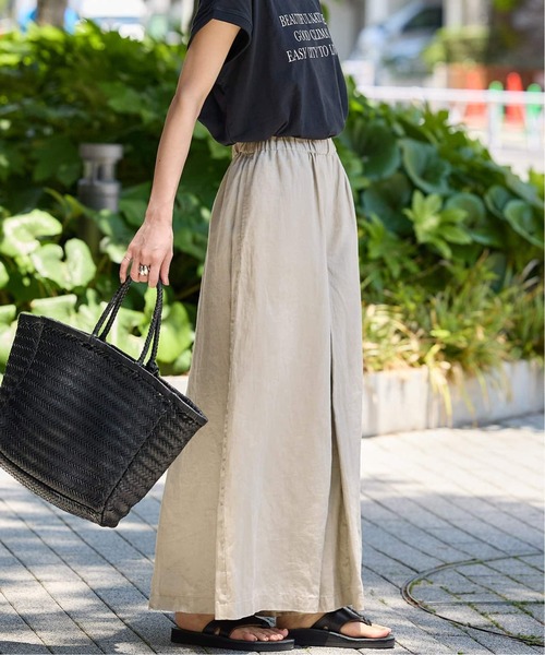JOURNAL STANDARD(ジャーナルスタンダード)の「《WEB限定追加》リネン タックキュロット(その他パンツ・レディース・ブラック/ベージュ・34/36/38)」の14枚目の写真