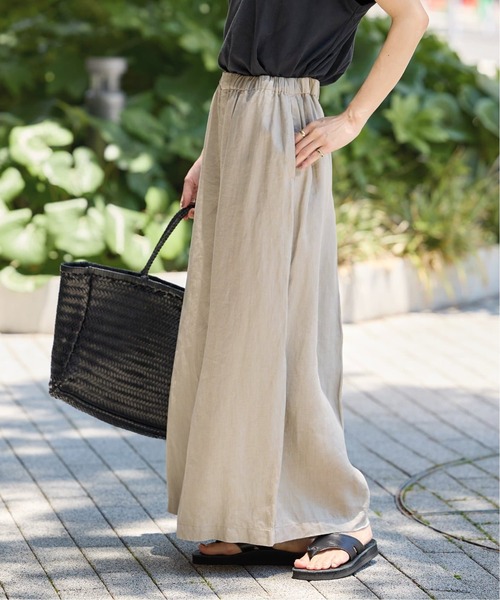 JOURNAL STANDARD(ジャーナルスタンダード)の「《WEB限定追加》リネン タックキュロット(その他パンツ・レディース・ブラック/ベージュ・34/36/38)」の15枚目の写真