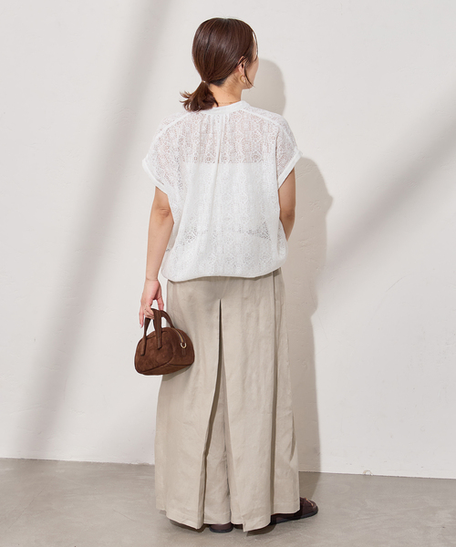 JOURNAL STANDARD(ジャーナルスタンダード)の「《WEB限定追加》リネン タックキュロット(その他パンツ・レディース・ブラック/ベージュ・34/36/38)」の19枚目の写真